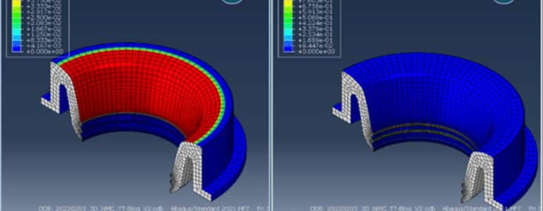 pressure penetration in abaqus cae